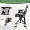 Costway 360 Degree Silent Swivel Hunting Chair w/ All-terrain Feet Pads Support 400 LBS